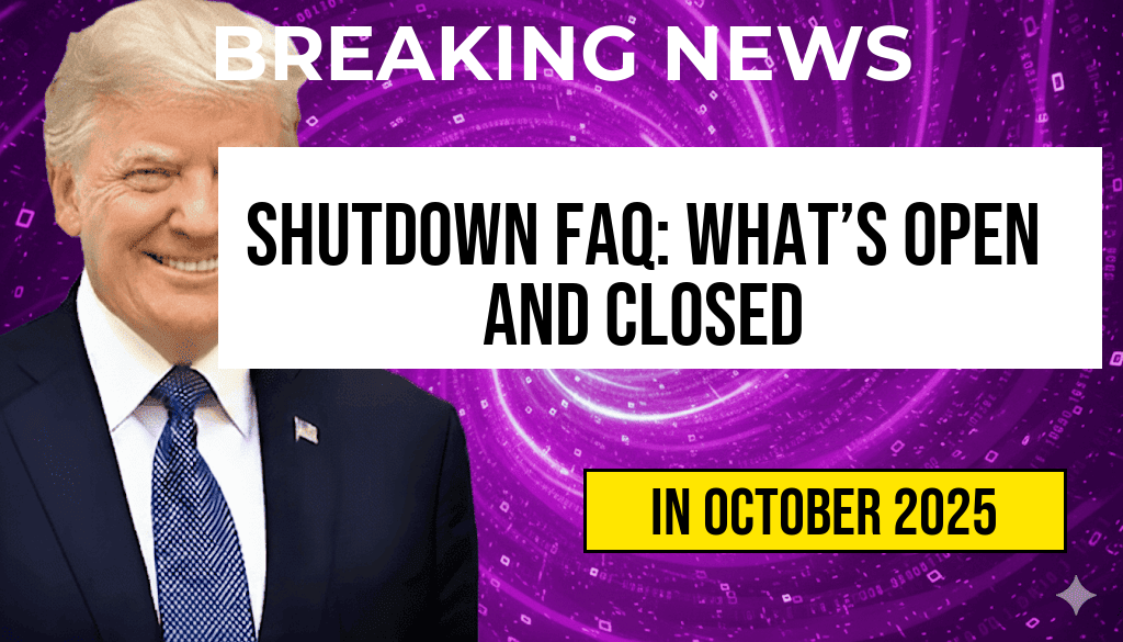 Shutdown FAQ: What’s Free and What Continues During the SBA Loans, Passports, and Parks Closures