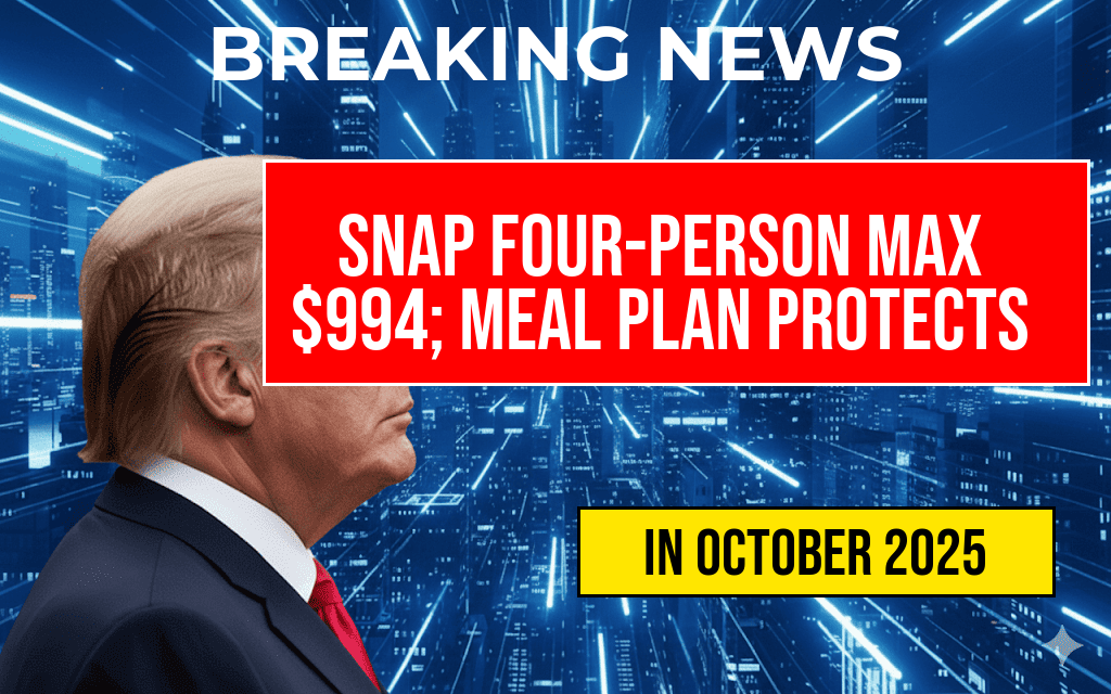 SNAP for Four People Is $994; Meal Plan Offers $994 Protection During EBT Disruptions